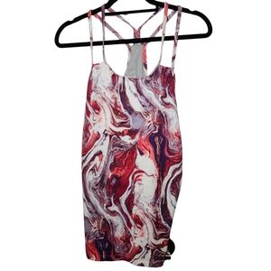Patagonia Double Strap Abstract Swirl Tank Top Size XL